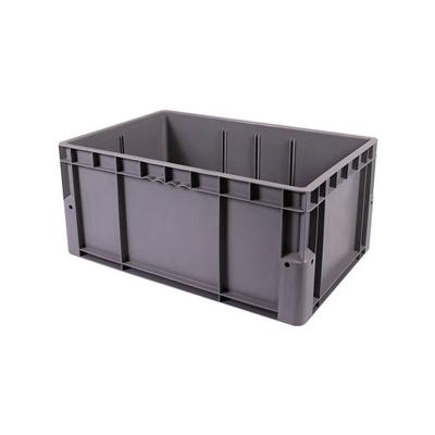 China Solid Box Nestable Storage Containers Plastic Fruit Crate Food Transport Container For Sale for sale