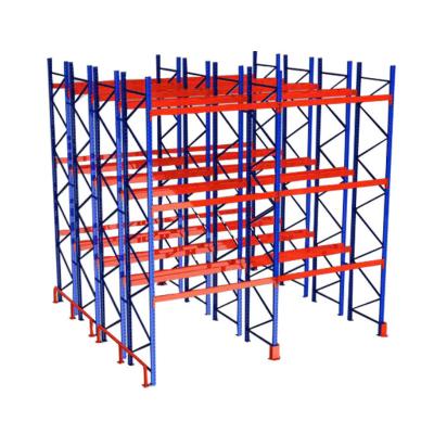 China High utilization rate of storage space Environmentally Friendly Warehouse Racking System Double-deep Storage Racking for sale