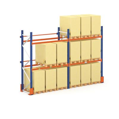 China Corrosion Protection Low MOQ Heavy Duty Racking Storage Industrial Crossbeam Type Goods Racking for sale