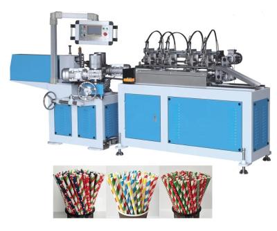 China Straw Making Small Multi-bladed Tube Cutting Paper Straw Making Machine for sale