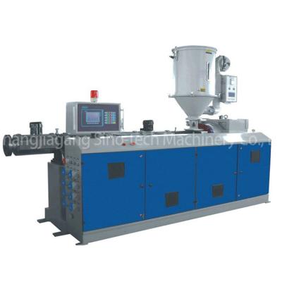 China Single Screw PE PP PPR Pipe PVC Hose Reinforced Plastic Tube Extruders Machinery 60kg/H for sale