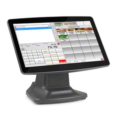 China Supermarket Factory Hot Sale POS Desktop Fingerprint 15.6