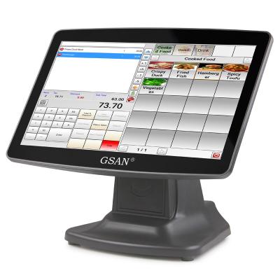 China Supermarket 15.6 Inch Capacitive Touch Screen Cash Register POS System for sale