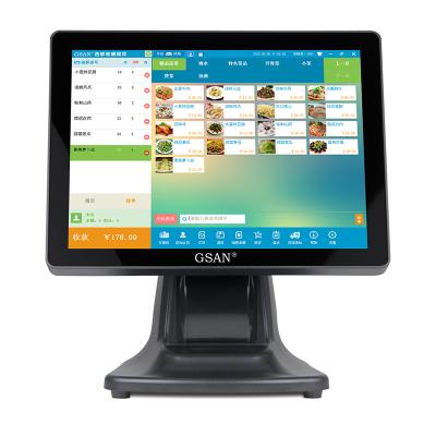 China Popular 15inch Terminal Machinel Restaurant POS Systems 32G/64G/128G SSD for sale