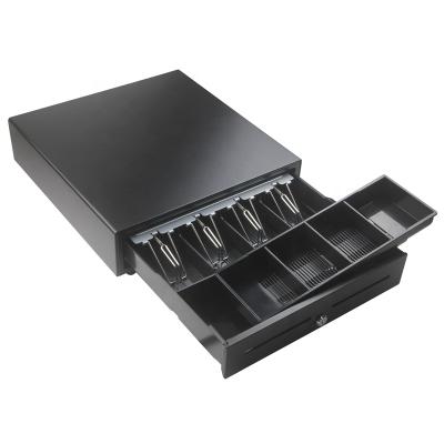 China Ethernet Cash Drawer Coin Drawers Metal Cash Box With Lock 405(W)*420(L)*100(H)mm for sale