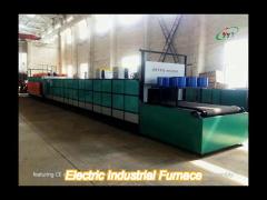 mesh belt 380v electric industrial kiln for annealing glass