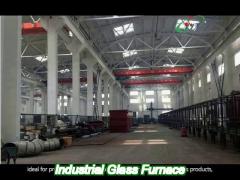glass products 1cbm volume lifting and annealing electric furnace