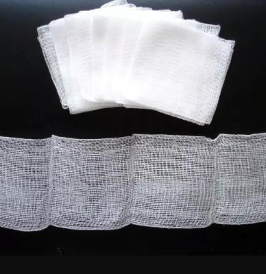 China 100% Cotton Raw Material Woven Gauze Pad Swabs Sterilized for sale