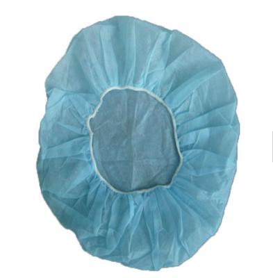 China Non Woven Disposable Bouffant Surgical Caps Breathable Comfortable For Hospital for sale