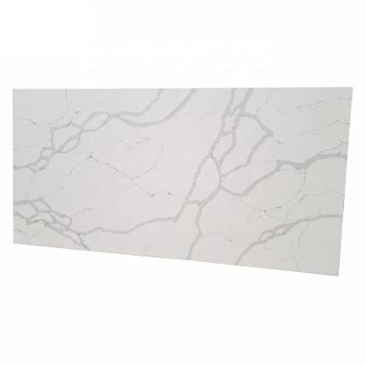 China Modern Calacatta Verona Marble Look Victoria Solid Quartz Slab Cost for sale