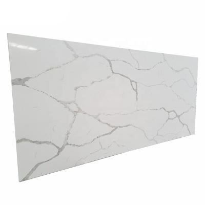 China Large Modern Slab Stone Shape A\ And Statuario Quartz Slab Stone Name Statuario Nuvo Quartz for sale