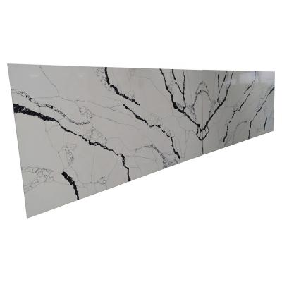 China Modern Chinese Artificial Statuary White Quartz Slabs Price for sale