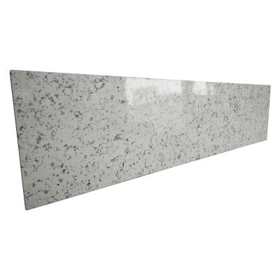 China Building Apartment White Wave Quartz Countertops With Black Veins for sale