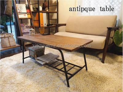 China Coffee table metal coffee table, antique coffee table, candlenut wood coffee table, iron coffee table for sale