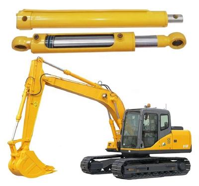 China Supplier ST52 Small Mini Press Excavator Tractor Loader Dump Truck Trailer Double Piston Cheap Single Acting Hydraulic Cylinder for sale