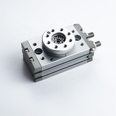 China Factory SMC Type 90 Aluminum Alloy 180 Degree Rack Rotary Table Double Action Pneumatic Actuator Air Cylinder for sale