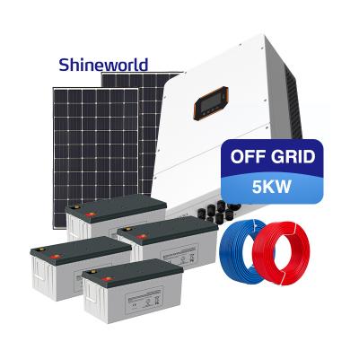 China Home 5KW 10KW Solar  Off Grid System With Battery Storage Our Solar System Planets for sale