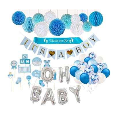 China Hot Sale Baby Shower Party Birthday Party Decoration Its A Boy Baby Shower Decorations For Kit Boy Baby Shower And Parties Balloon for sale