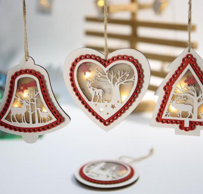 China Pafu Christmas Tree Ornament LED Christmas Hanging Ornament Decoration Gifts Pendants and Lights for sale