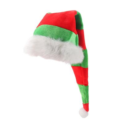 China velvet & plush Christmas faux fur long hat Pafu Christmas party novelty costume hat 28