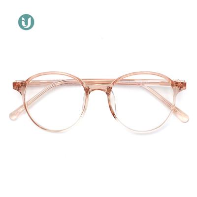 China New Fashionable 26083 Prescription Round Eye Frames Optical Eyewears For Men And Women for sale