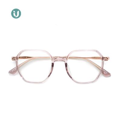 China Prescription 26079 China Branded Elegant Transparent Women TR Optical Glass Spectacle Frames Glasses For Men's Eyewear for sale