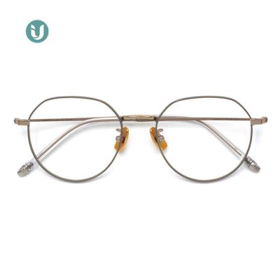 China New Prescription 66331 Design Slim Temple Glass Titanium Frames For Girls, Fashion Eyewear Titanium Frames for sale