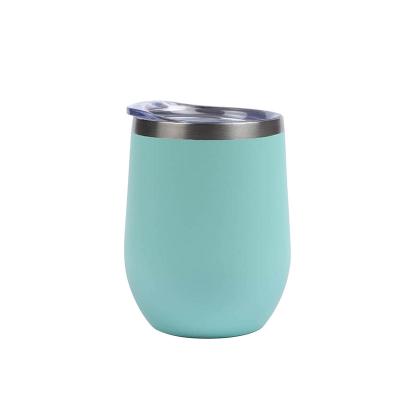 China Sustainable Double Wall Wine Tumbler Insulated Stainless Steel Wine Cup for sale