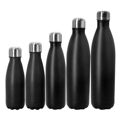 China 18/8 Cola Shaped Viable Insulated Gym Drinking Water Bottle for sale