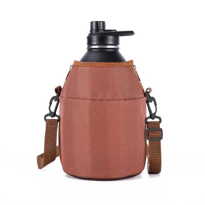 China Waterproof Neoprene Stainless Steel Water Bottle Holder Sleeve Vacuum Flask Bag Carrier for sale