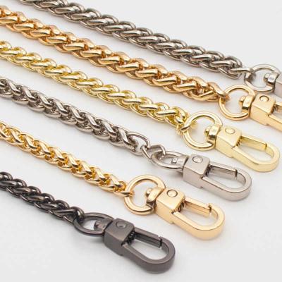 China Promotional Gifts Women Fashion Bag Accessories Chain Wallet Chain Handbag Solid Handle Shoulder Bag Chain Strap for sale