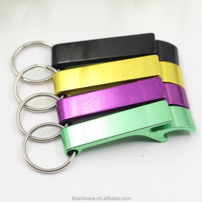 China Promotional Gifts Customized Custom Metal Aluminum Key Chain Beer Bottle Opener for sale