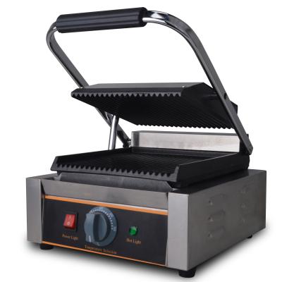 China Commercial Wholesale Industrial Single Head Electric Panini Touch Grill / Sandwich Press With Warranty for sale