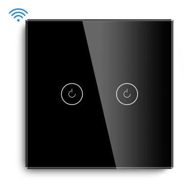 China MVAVA 2 Band 600W Alexa Google Home Smart Life WIFI Touch Switch Wall SIN1G Smart Electric Home Lamp Switch for sale