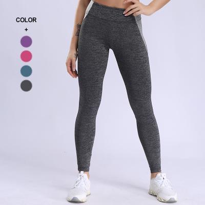 China Breathable Women Yoga Leggings Seamless Tight Jogger Active Wear Sports Pants Workout Leggings for sale