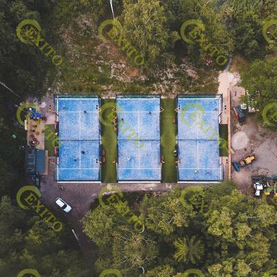 China EXITO Play Indoor Outdoor Padel Tennis In Your Own Padel Court Super Panoramic Court For Sale 10m*20m for sale