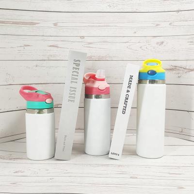 China 20 oz Sublimation Blanks Kids Water Bottle Stainless Steel Sport Stocked Upright Water Bottle For Kids for sale