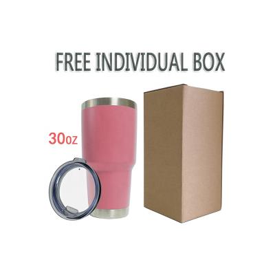 China Viable Wholesale Amazon Tumbler 30oz Stainless Steel Food Grade 18/8 Stainless Steel 30oz Coffee Tumbler With Straw And Brush for sale