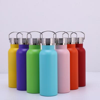 China Viable in Wholesale 350ml 500ml 600ml 1000ml Running Sports Narrow Stainless Steel Water Bottle with Custom for sale