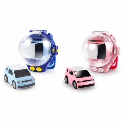 China Remote Control 2.4G Mini Watch Control Car Cute RC Car Accompany With Your Kids Gift for Boys Kids on Birthday Christmas Watch RC Car Toy for sale