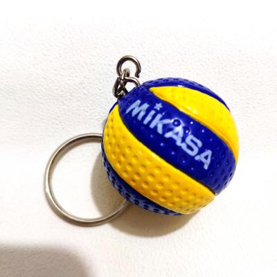 China Souvenir Gifts Promotion L&J Shoe Volleyball Key Chain Ornaments Business Volleyball Gifts Soccer Beach Ball Key Chain Rings Sport for sale