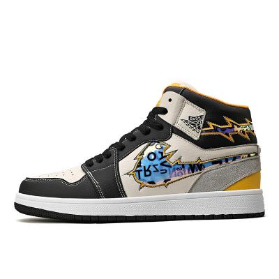 China Cushioning Original SB Logo Retro Men Women Skateboard Shoe L&J High Top Custom Leather Casual Basketball Shoes for sale