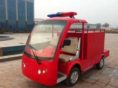 China Hydraulic Brake System Two Seat 3 KW Electric Utility Vehicles Fire Truck of Steel Frame for sale