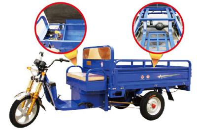 China Three Wheeled Carriage Loader Cargo Electric Tricycle of Rechargeable Battery for sale