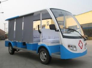 China Open Type Ambulance Emergency Electric Vehicle with Eleven seat 4.2 KW for sale