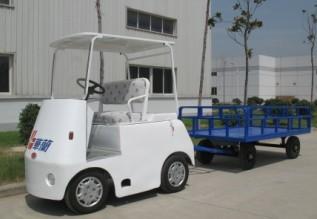 China Single Seat 3 KW Utility Electric Vehicles , Electric Powered Tow Tractor with Roof for sale