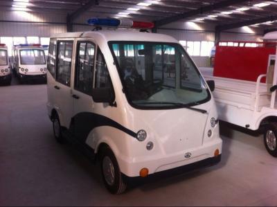 Chine Quatre Seat 3 kilowatts du type fermé chariot électrique juridique de rue pour la patrouille de sécurité de campus à vendre