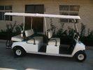 China Rechargeable Battery Six Seat Full Electric Golf Carts for Residential Area for sale