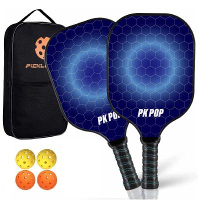 China Customized color dropshipping Customizable Factory Price OEM China fiberglass carbon fiber 3k carbon fiber USAPA Pickleball Paddle Balls for sale