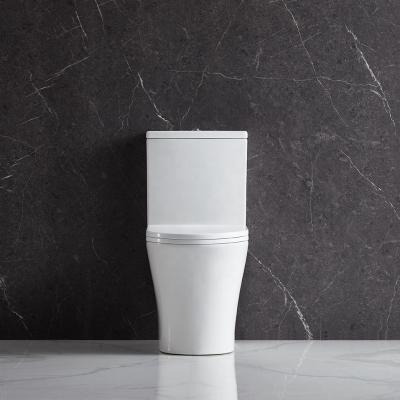 China Double-Flow ANBI China Manufacture Luxury P-trap Ceramic Toilet Price With UF Environmental Friendly Seat Covers for sale